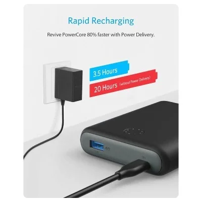 Anker Powercore 13400 Nintendo Switch Edition - Black